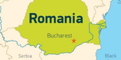 Bucharest pada peta